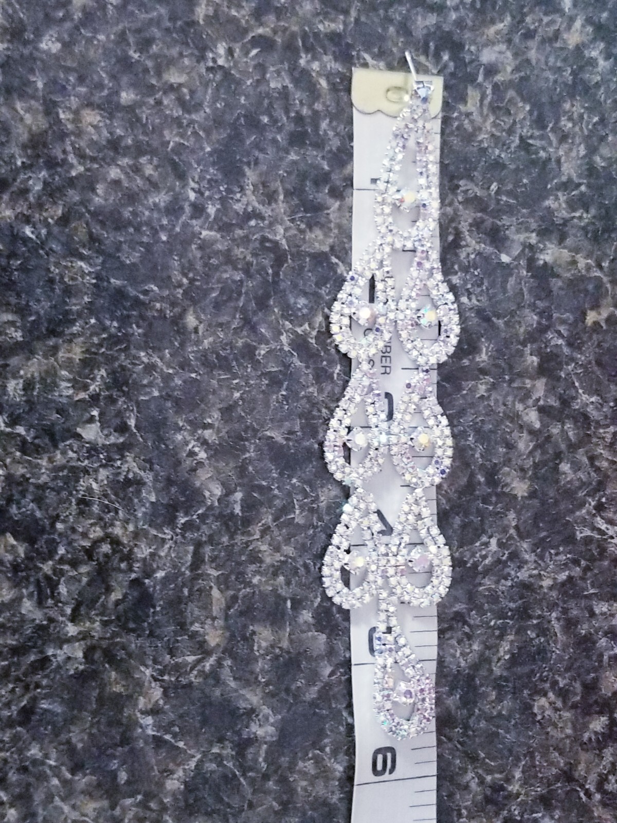 Bridesmaid Drop Dangle Chandelier Earrings 5.8 inch AB Rhinestone Pageant Prom