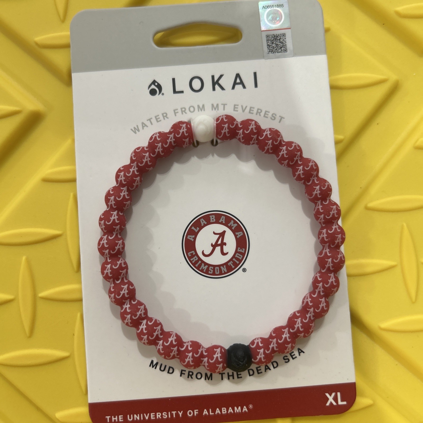 X-Large ALABAMA UNIVERSITY *LOKAI BRACELET Brand New