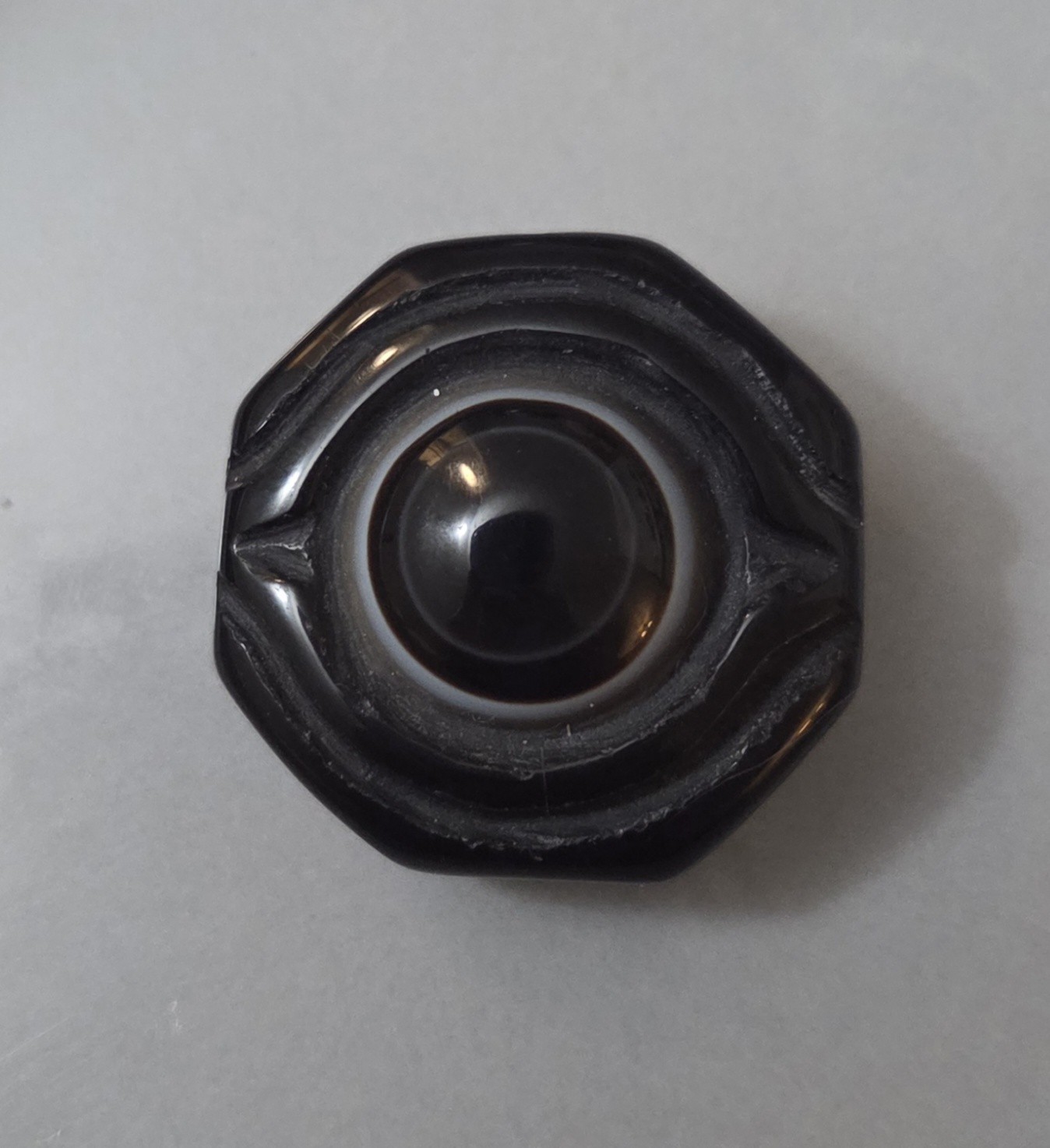 Mens bracelet with double Dzi: Dragon eye and ying yang with natural Stones.