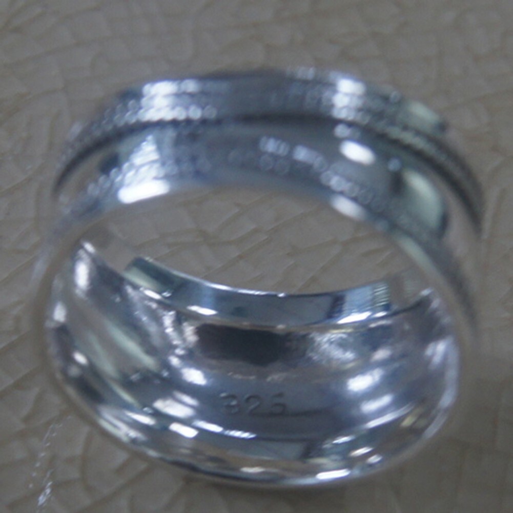 Charming ring Round and smooth Thai pattern available in sizes 7 8 9 10 11 12