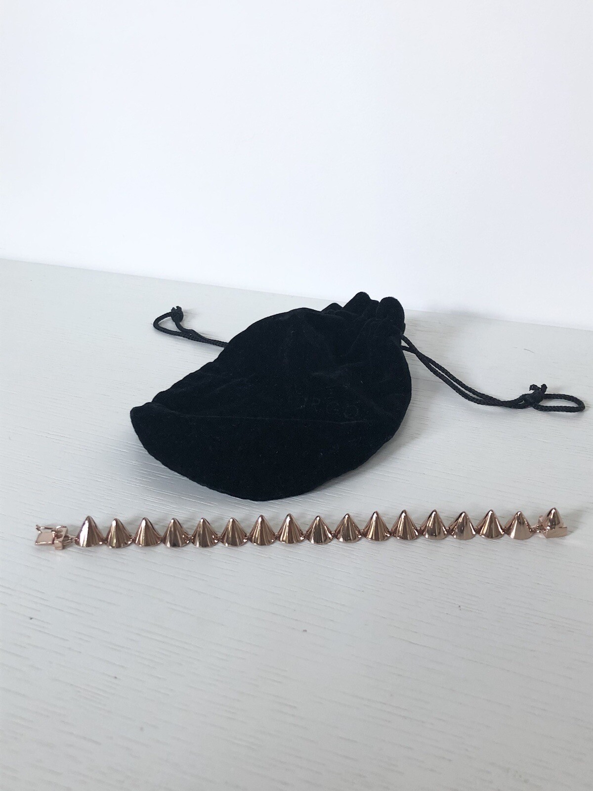 EDDIE BORGO Rose Gold Cone Bracelet – BRAND NEW – RRP £400