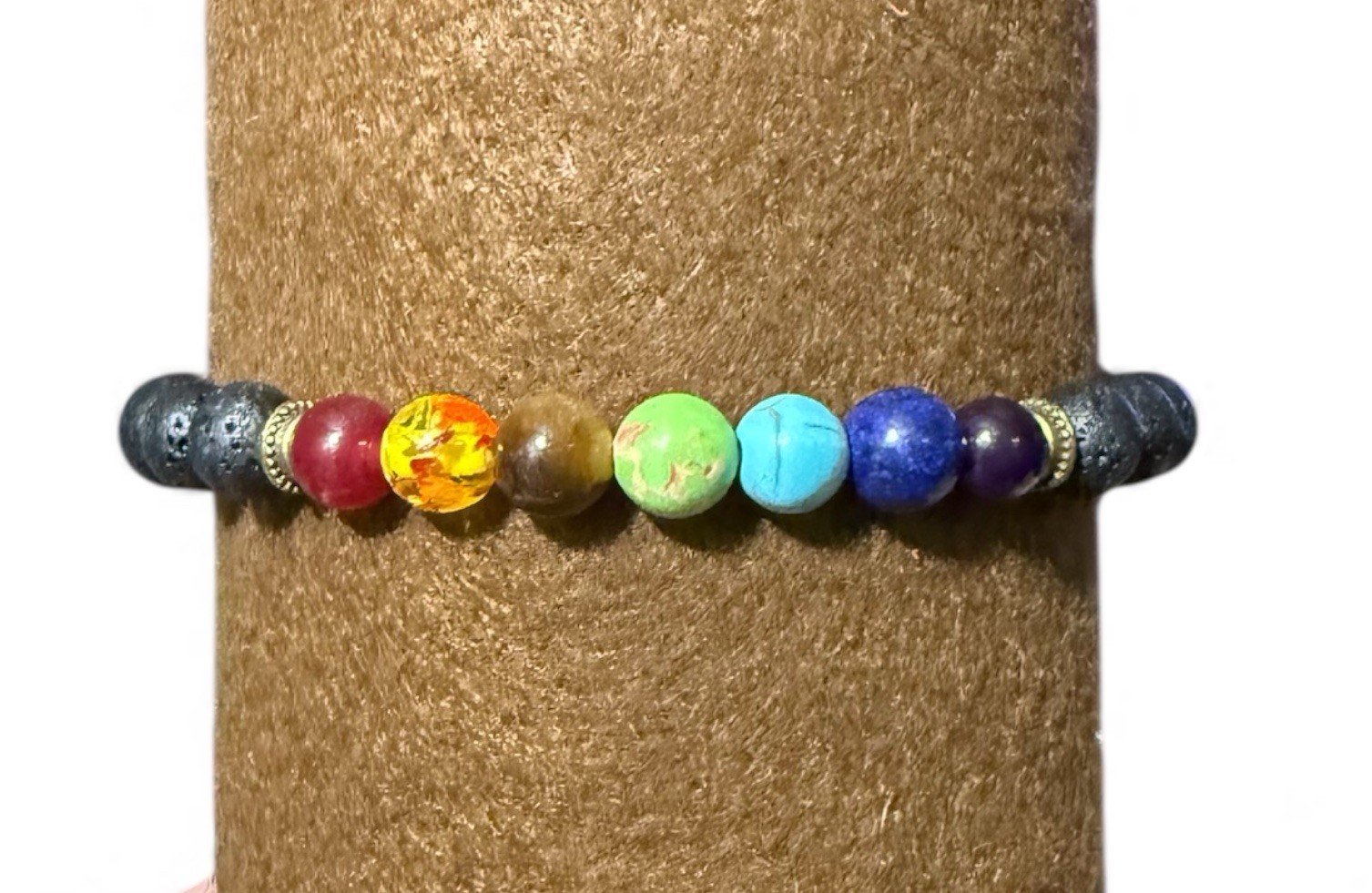Boho Bracelets – Mixed 4 Piece Set – Adjustable Stackable- Rainbow Beads