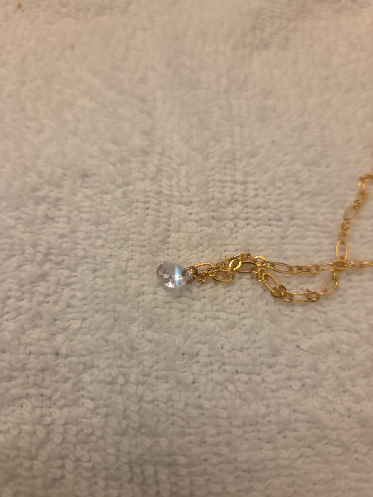 14K Gold -Plated Adjustable Figaro Chain Bracelet Or Anklet