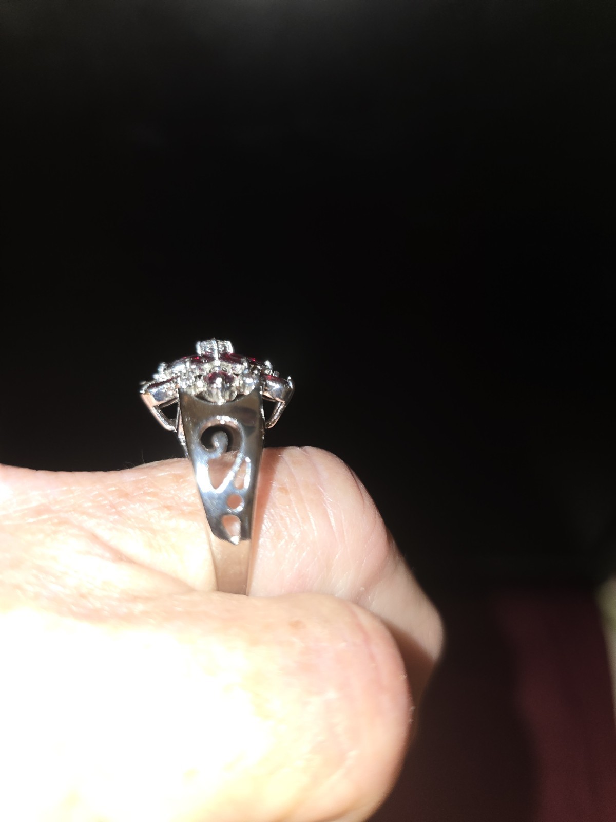 Garnet or lab created ruby