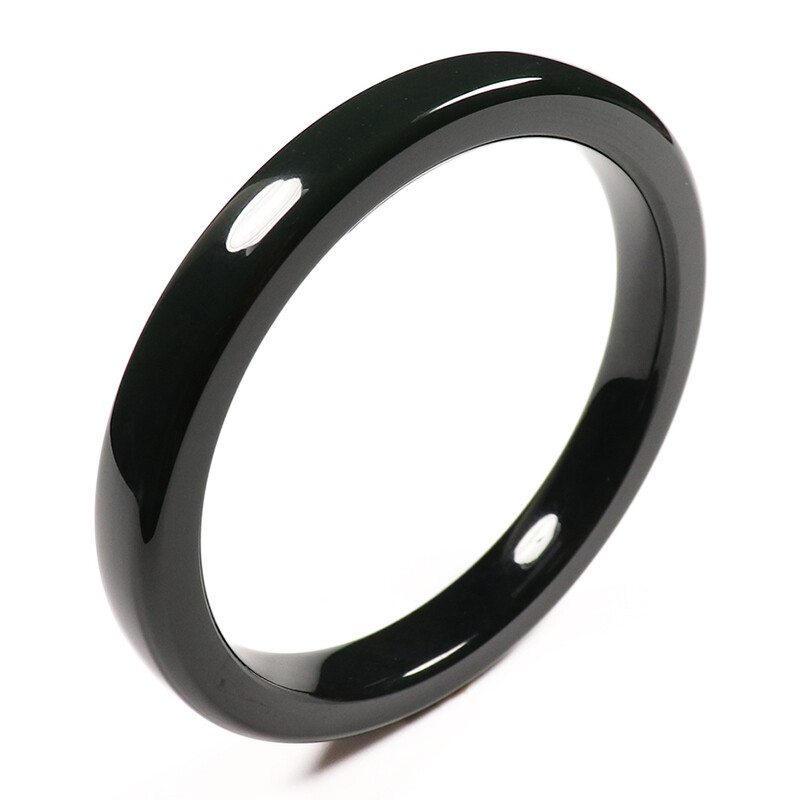 Certified A 100% Natural Black Green Nephrite Jade hetian jade Bangle Bracelet