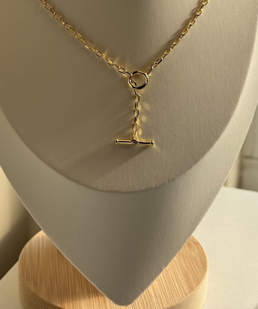 Gold Toggle Chain Necklace