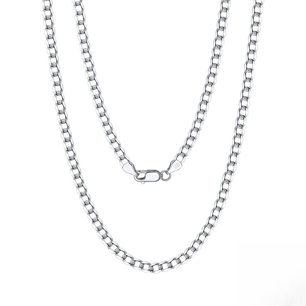 925 Silver Plated Chain Necklace, Multi-Style, Lengths, Layering, Gift for Women