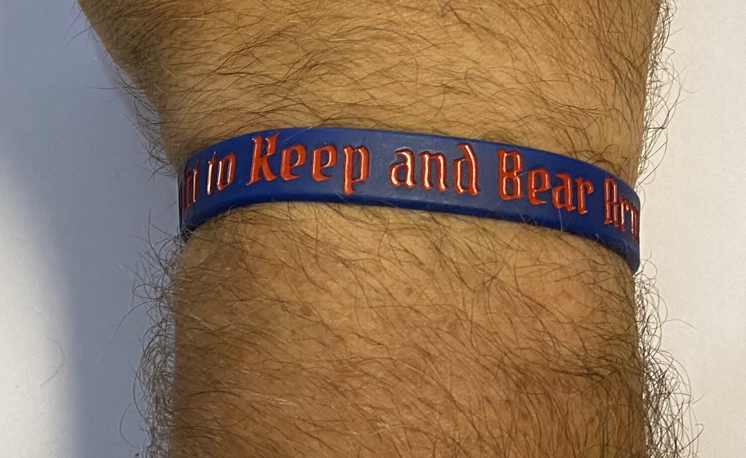 Support Gun Rights 2nd Amendment Silicone Bracelets Pack of 2 Variety of Styles
