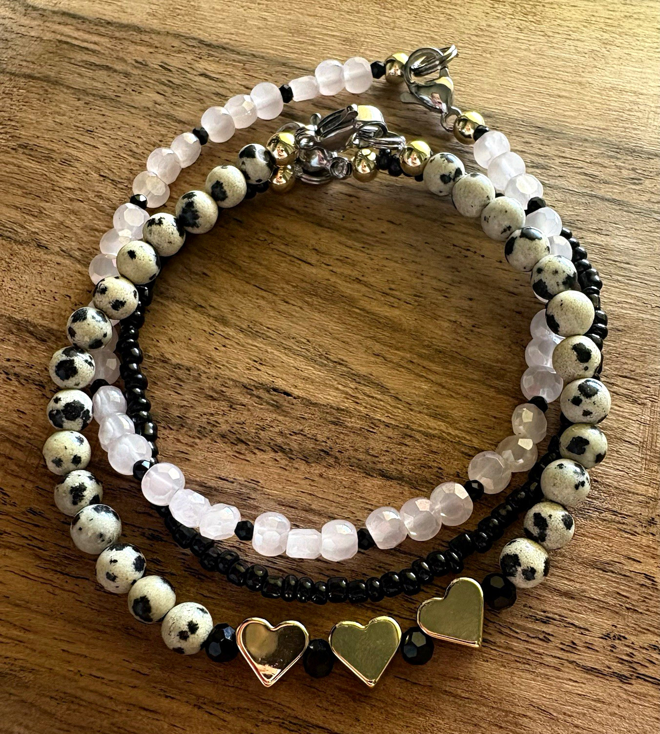 Blush & Bold Bracelet Stack
