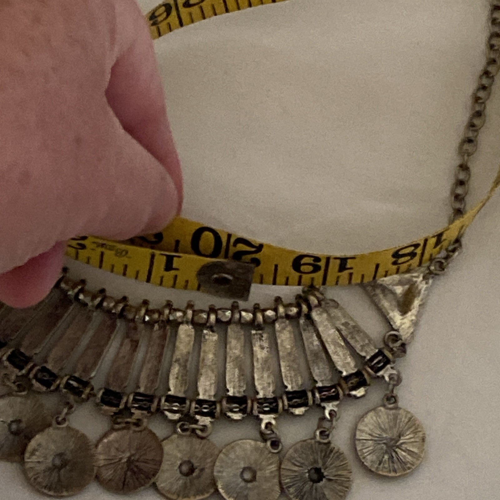 Bib Collar Statement Necklace Egyptian Style Vintage Women Jewelry (BOX 12)