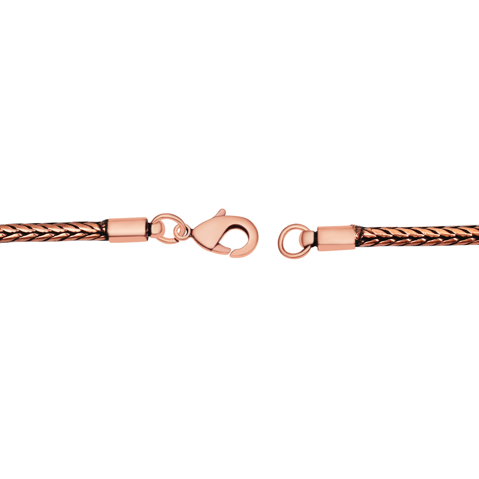 100 % Oxidized Copper Wheat Chain Necklace Handmade Pure Copper jewelry RJ-15