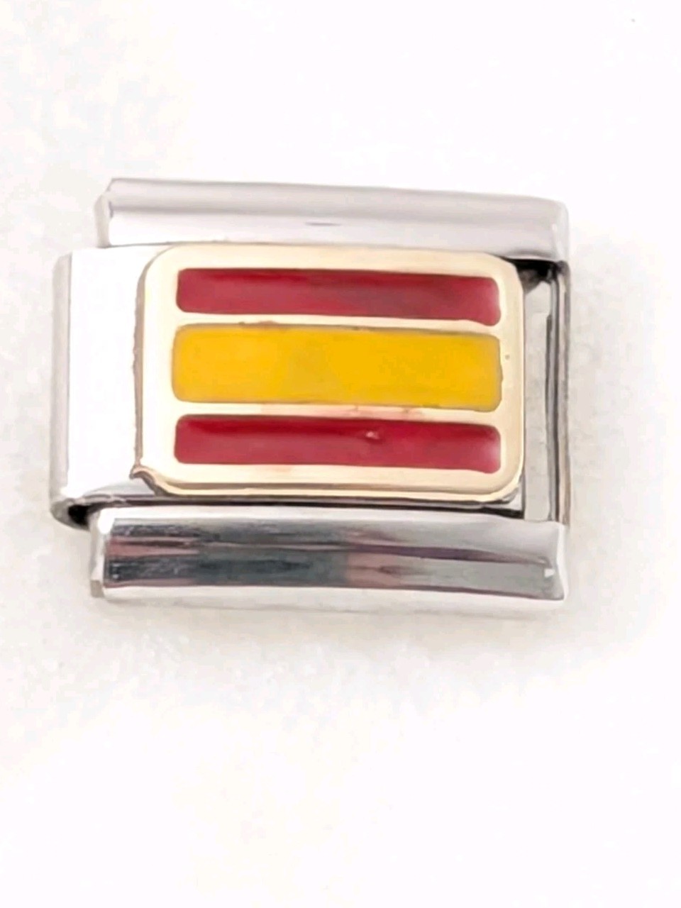 AUTHENTIC ReFlorence Spain Spanish Flag Italian Charm 9mm Link E179