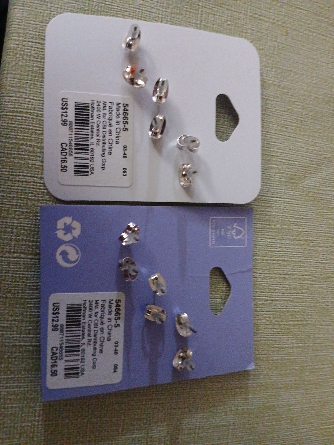 Lot Of (2) Sets Claire’s Flower Stud Earrings NWT MSRP/lot $26 Free Shipping!