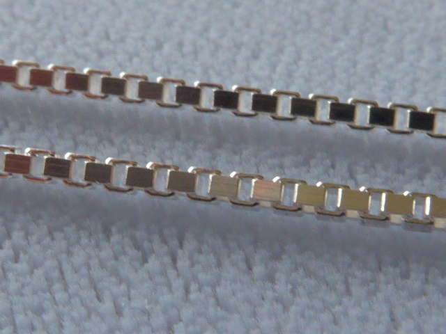 ITALIAN STERLING SILVER BOX CHAIN/NECKLACE ITALY 925 1.2mm 16″ 18″ 20″ 24″ 30″