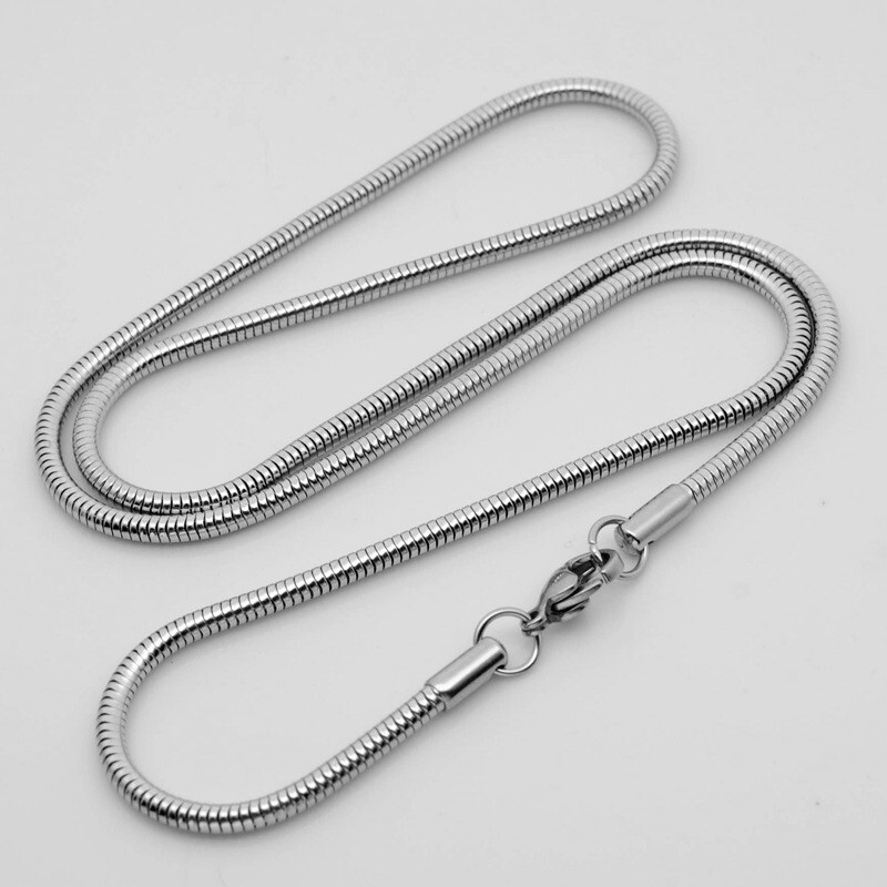Wholesale Stainless Steel Silver Gold Classic Snake Chain Necklace 1mm-3mm NEW