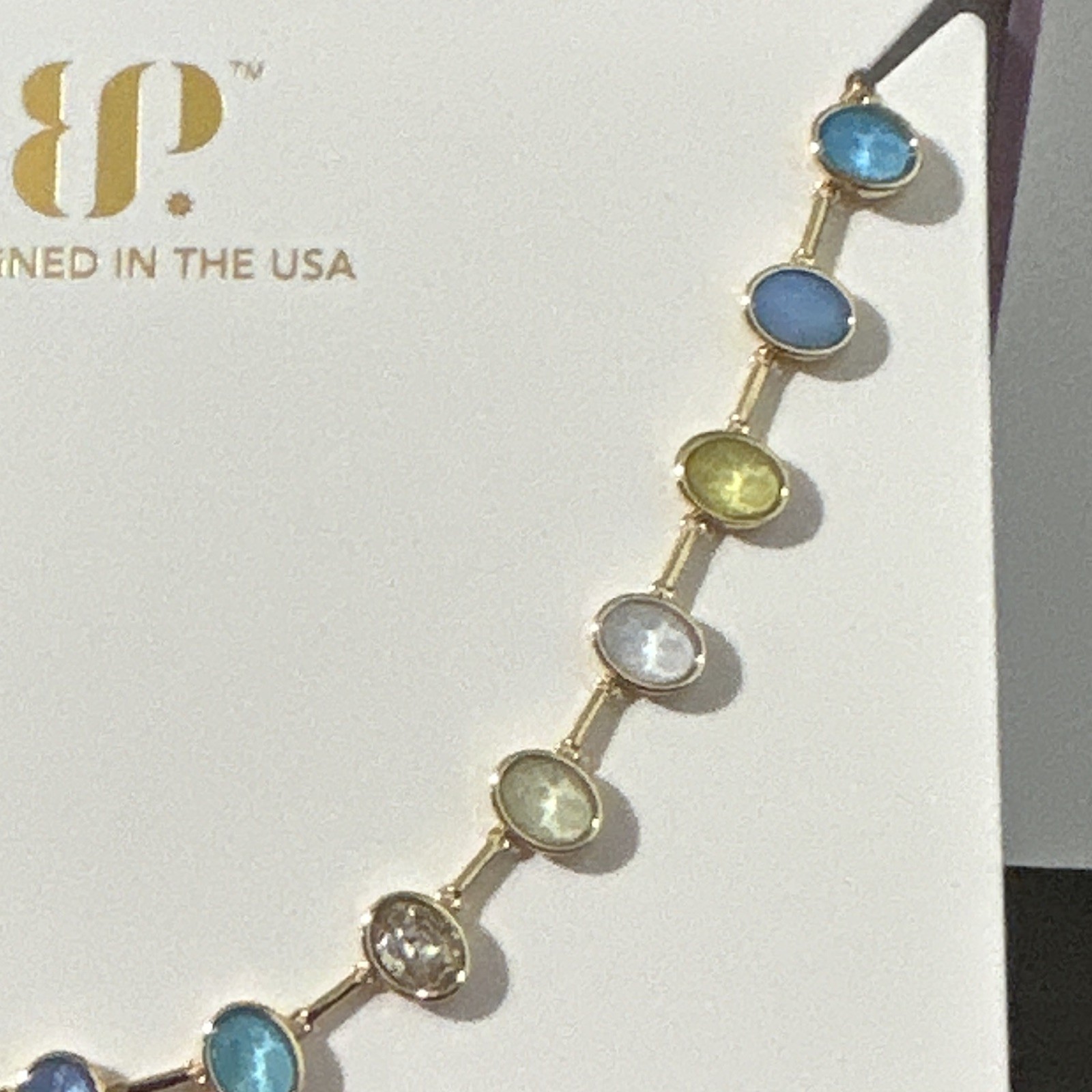 BP Summer Jewel Candy Capri Citrus Take Fight Necklace Gold-Plated Pulley Adjust