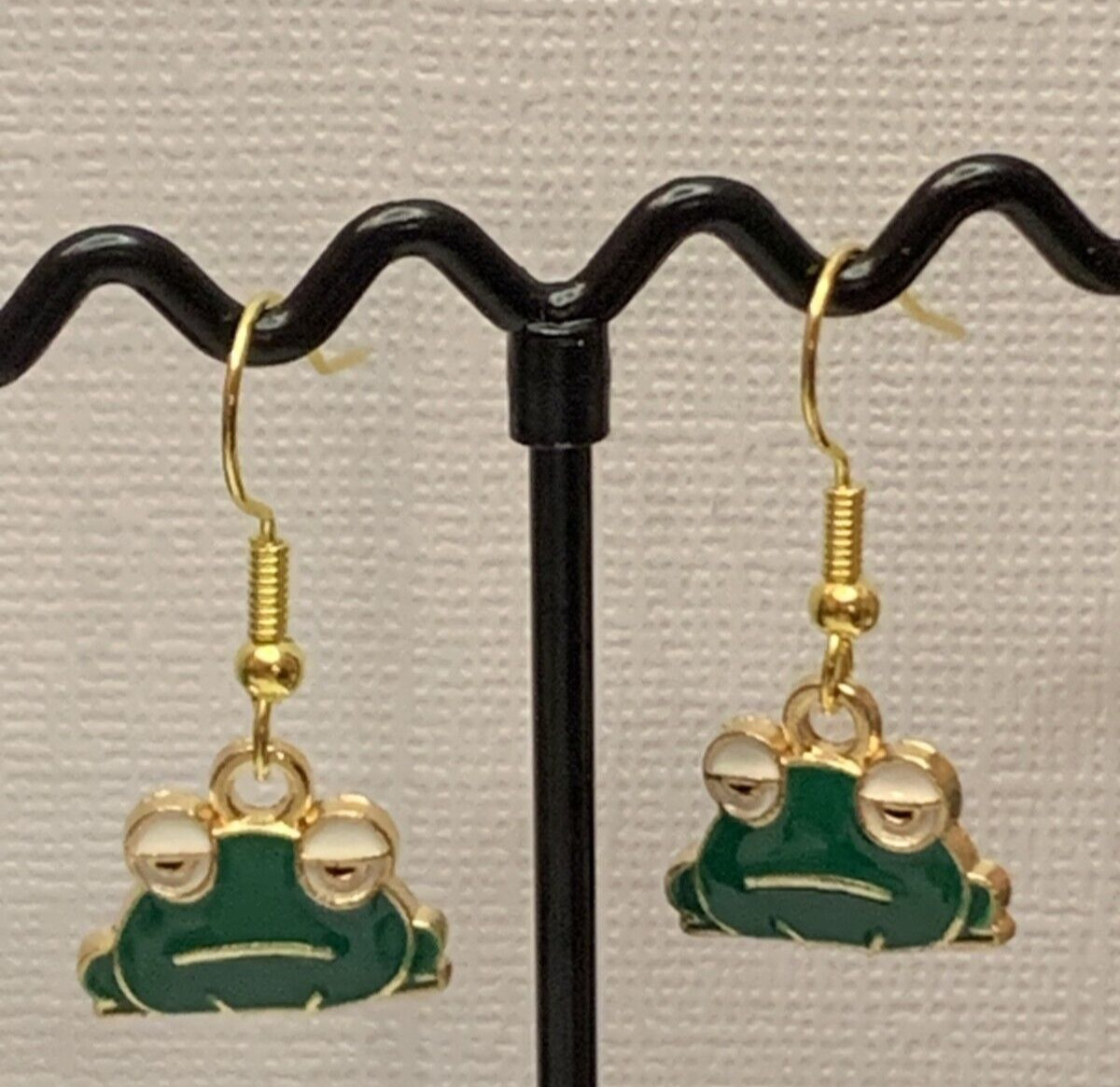 Frog Earrings, Unique Earrings, Gift Idea, Frog Jewelry, Unusual Jewelry