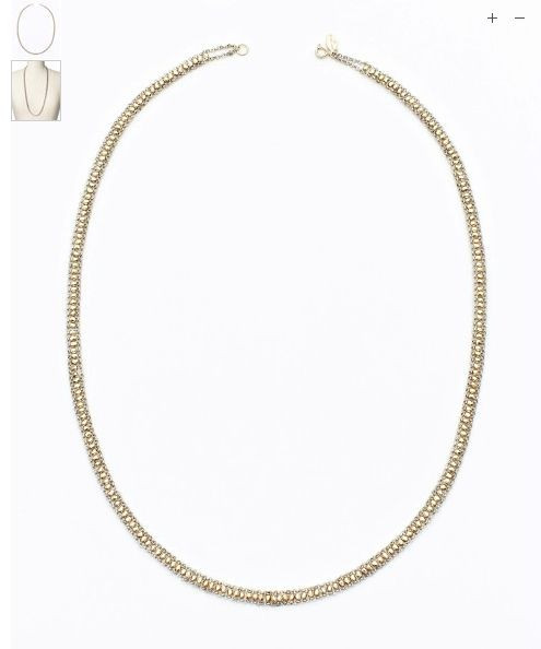 Brand NEW Ann Taylor Mixed Chain Delicate Necklace Color Silver/Gold
