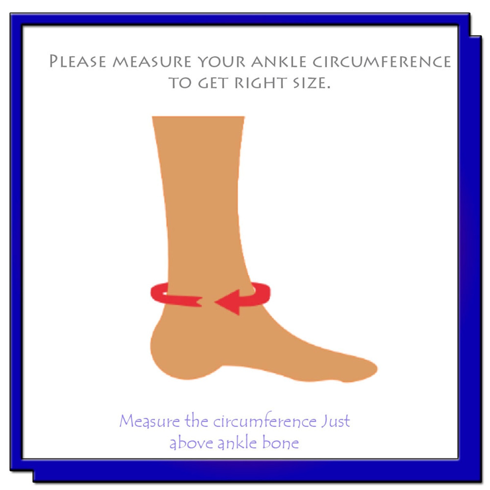Ankle Bracelet for Women Concave Mariner Chain Anklet 9″,10″,11″,12″ Small-Plus