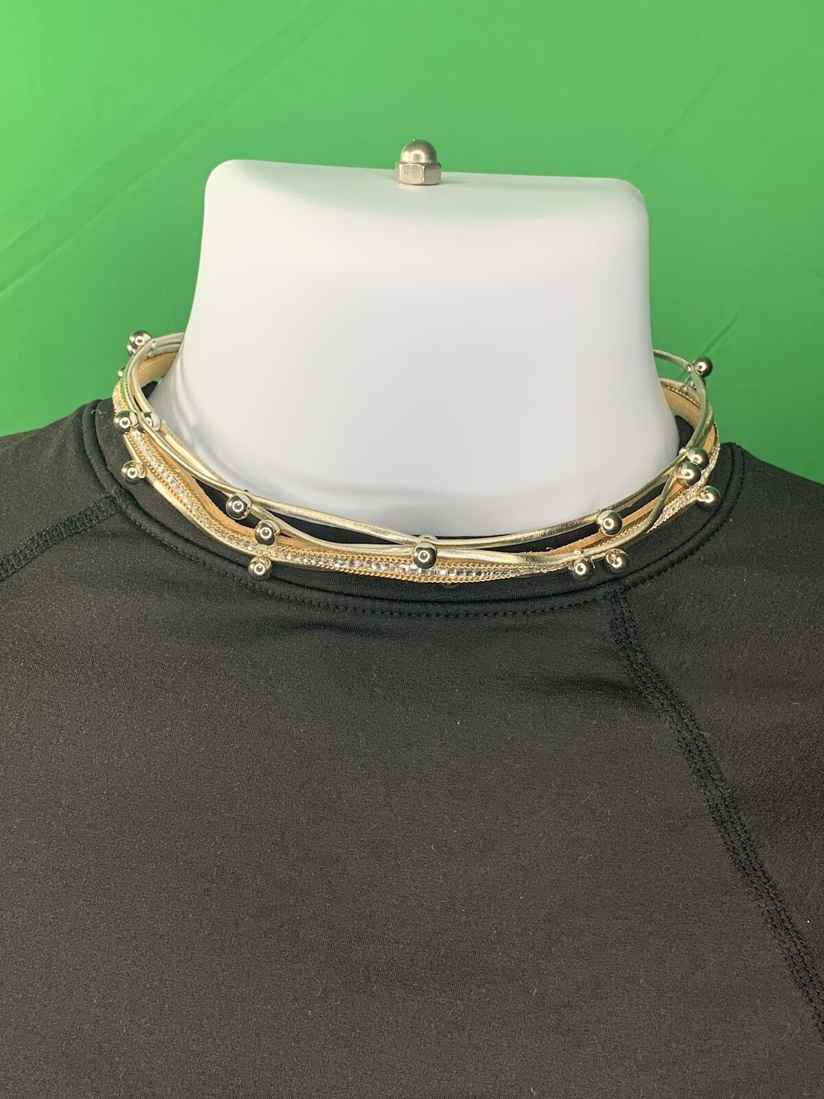 FASHION NECKLACE Multi Stranded Necklace 14 inch with Magnetic Clasp