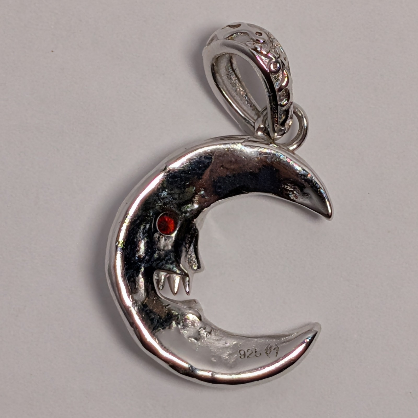 Luna The Lunatic Lunar Pendant Hard Jewelry .925 STERLING SILVER