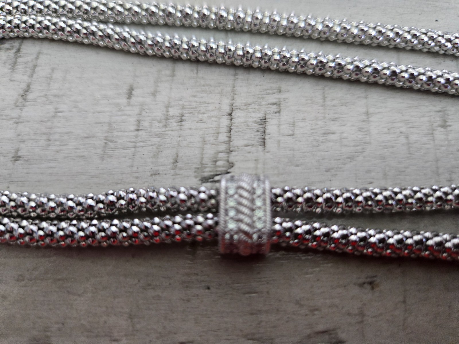 Judith Ripka Verona Sterling Silver CZ Tassel Lariat Necklace 22″ 61.gram