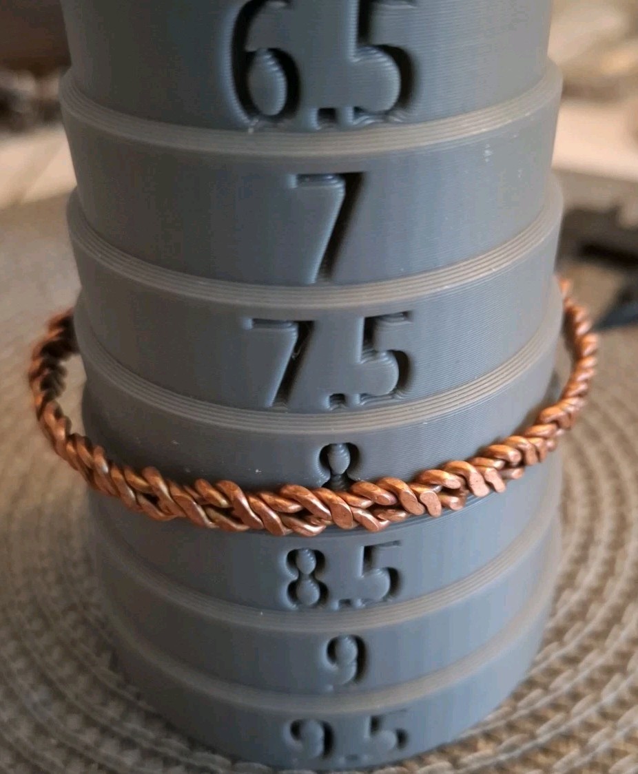 100% Copper Bracelet Handmade Rustic Braided Adjustable. Made In The USA
