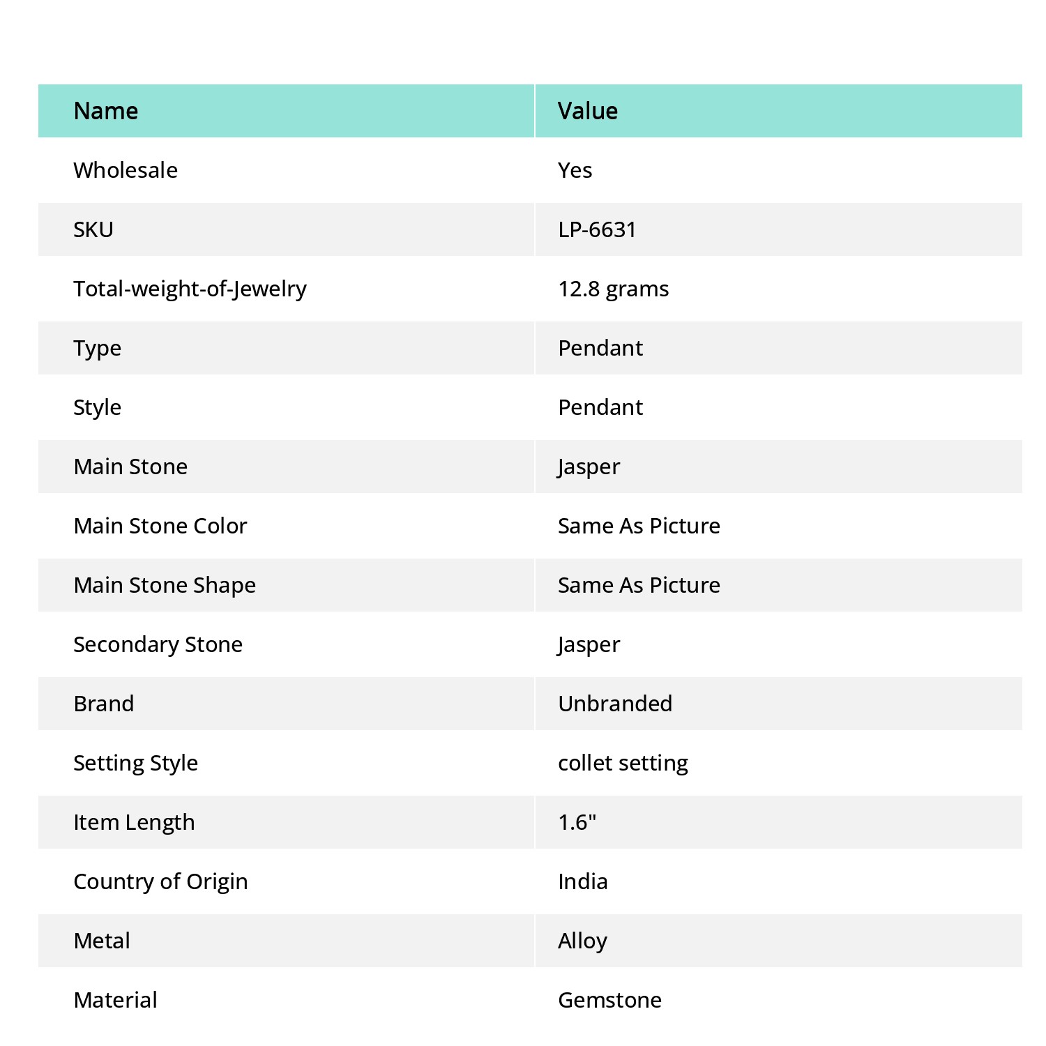 Natural Picture Jasper Gemstone 925 Silver Plated Jewelry Pendant 1.6″ F2568