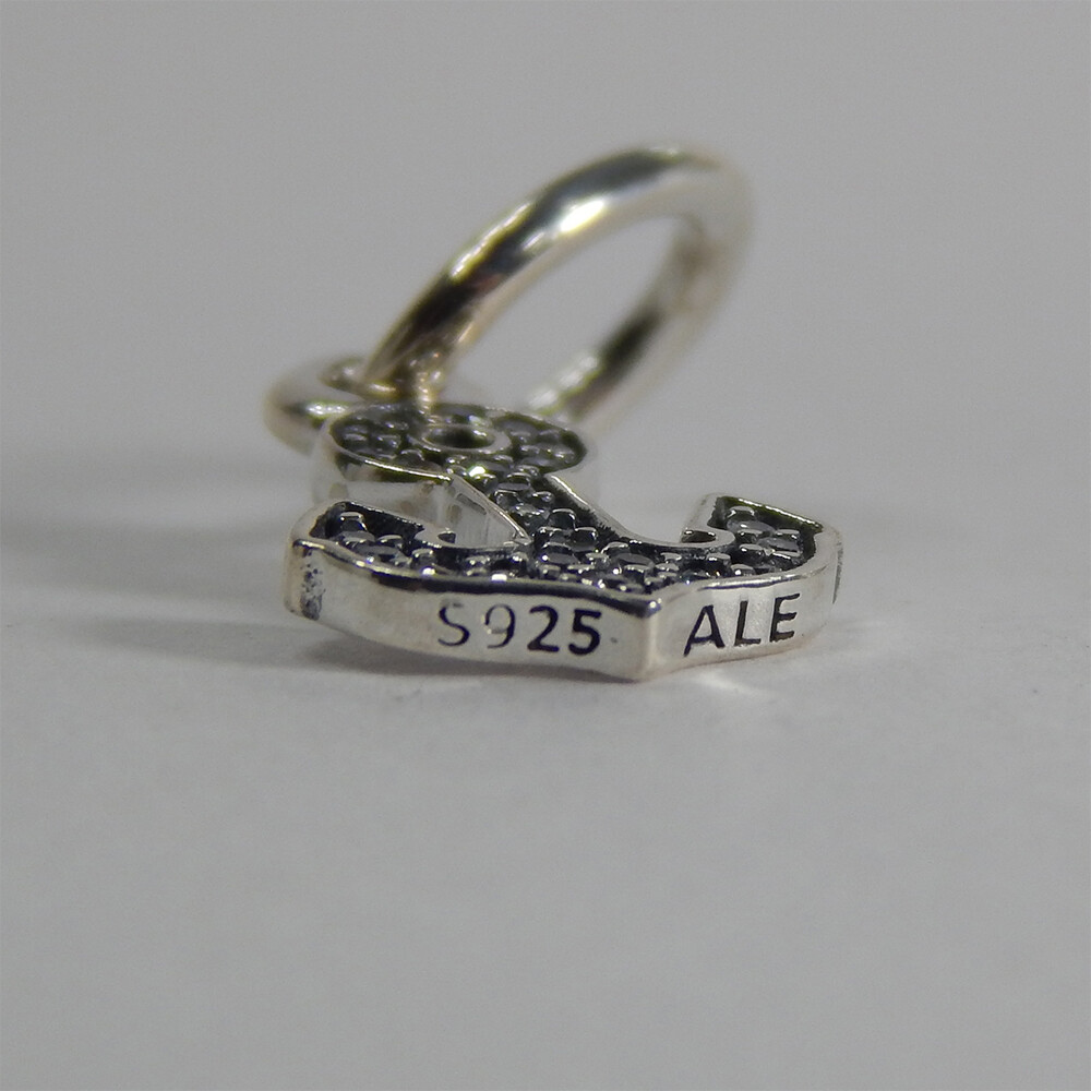 New Authentic Pandora Charm Symbol of Stability Sterling Silver Pendant 791533CZ