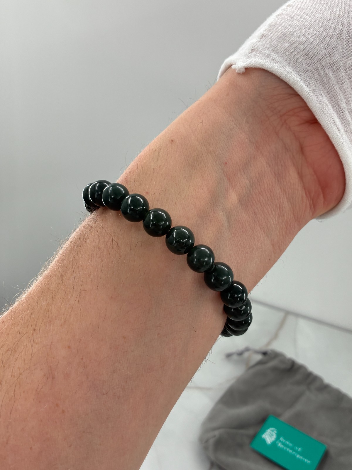 Nephrite Jade of Yesteryear Bypass Bracelet CZ Pave Stones Sterling Stella Chow