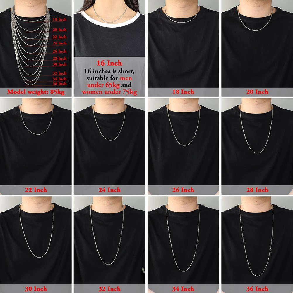 Men Women Boy Cross Necklace Stainless Steel Boy Plain Pendant Cuban Chain Gift
