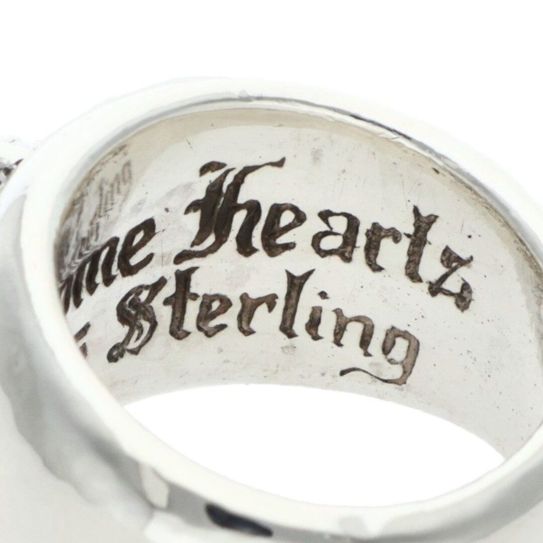 Chrome Hearts Heart In Band Silver Ring Mens Size 11.5 Used 4120ba293c3b766b0d78