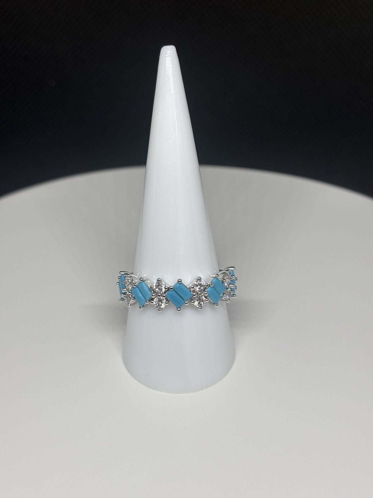Bomb Party December 2023 “A Band of Wonder” – Size 10 Ring – Turquoise Magnesite