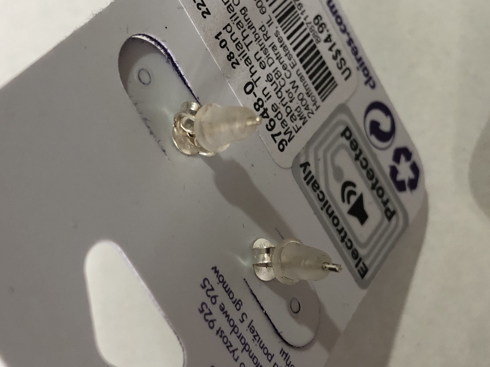 Claire’s Earrings Sterling Silver Turtle Stud – NWT