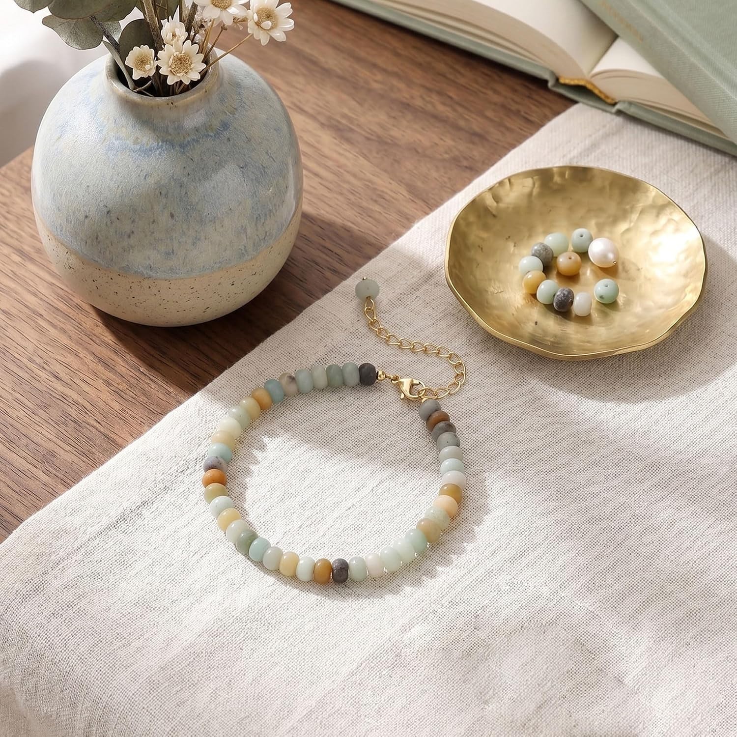 Elegant Handmade Stackable Bracelet for Women – Bright Gemstone Accessory
