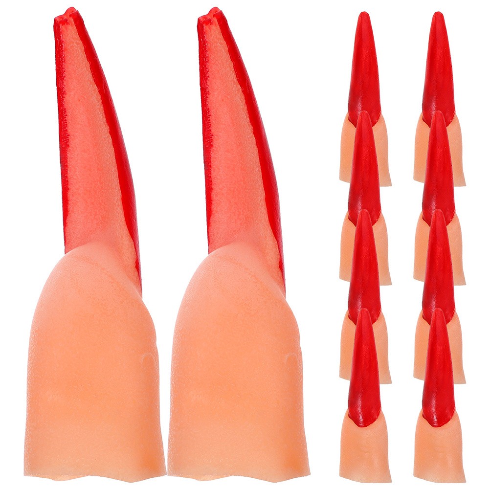 40 Pcs False Finger Witch Fingers Cosplay Accessories Fake Cover