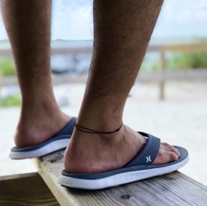 Mens Surfer Cord Anklet Bracelet Beach String Foot Jewelry Women Gift Unisex
