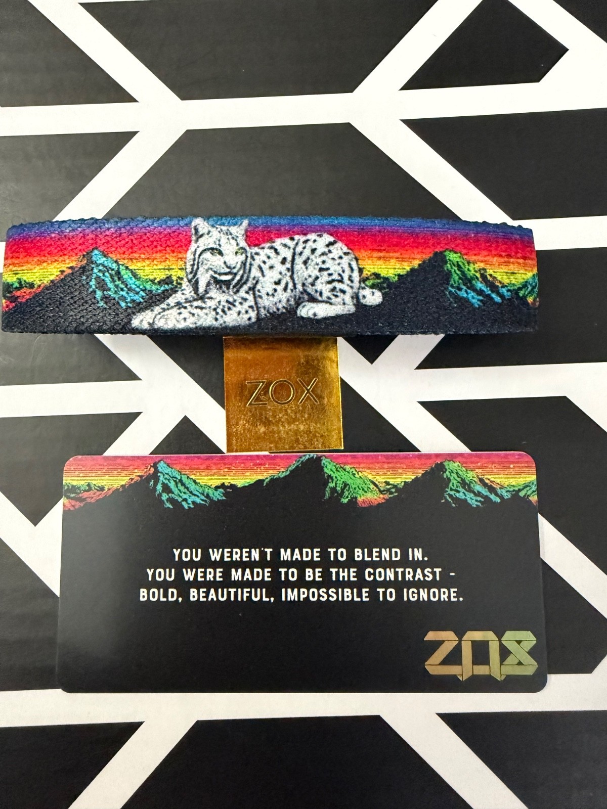 ZOX “BE THE CONTRAST” MEDIUM COMBINED SHIPPING OFFERED NOT REDEEMED