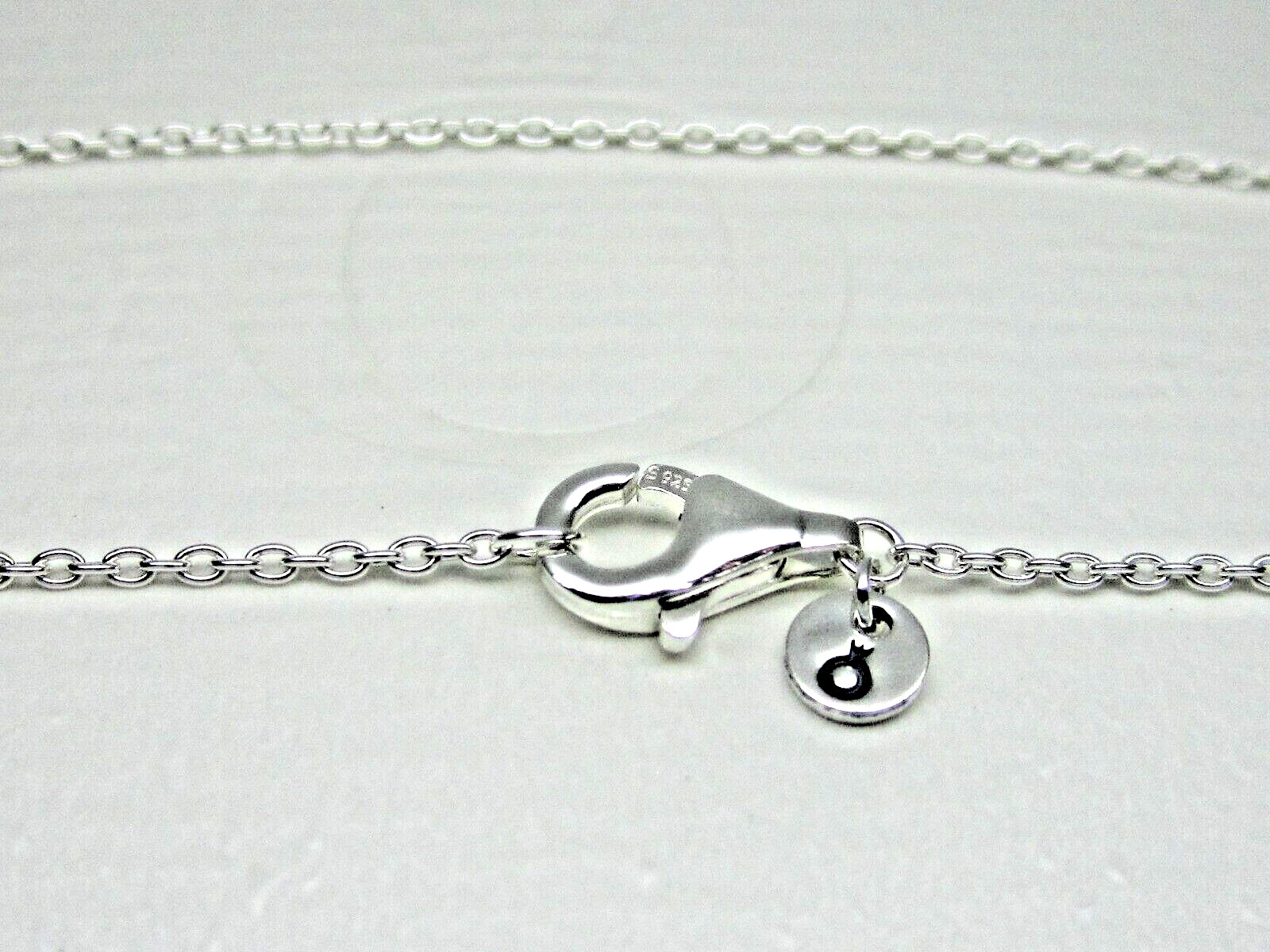 Authentic Pandora #590515-45 Chain Necklace Sterling Silver Adjustable 17in