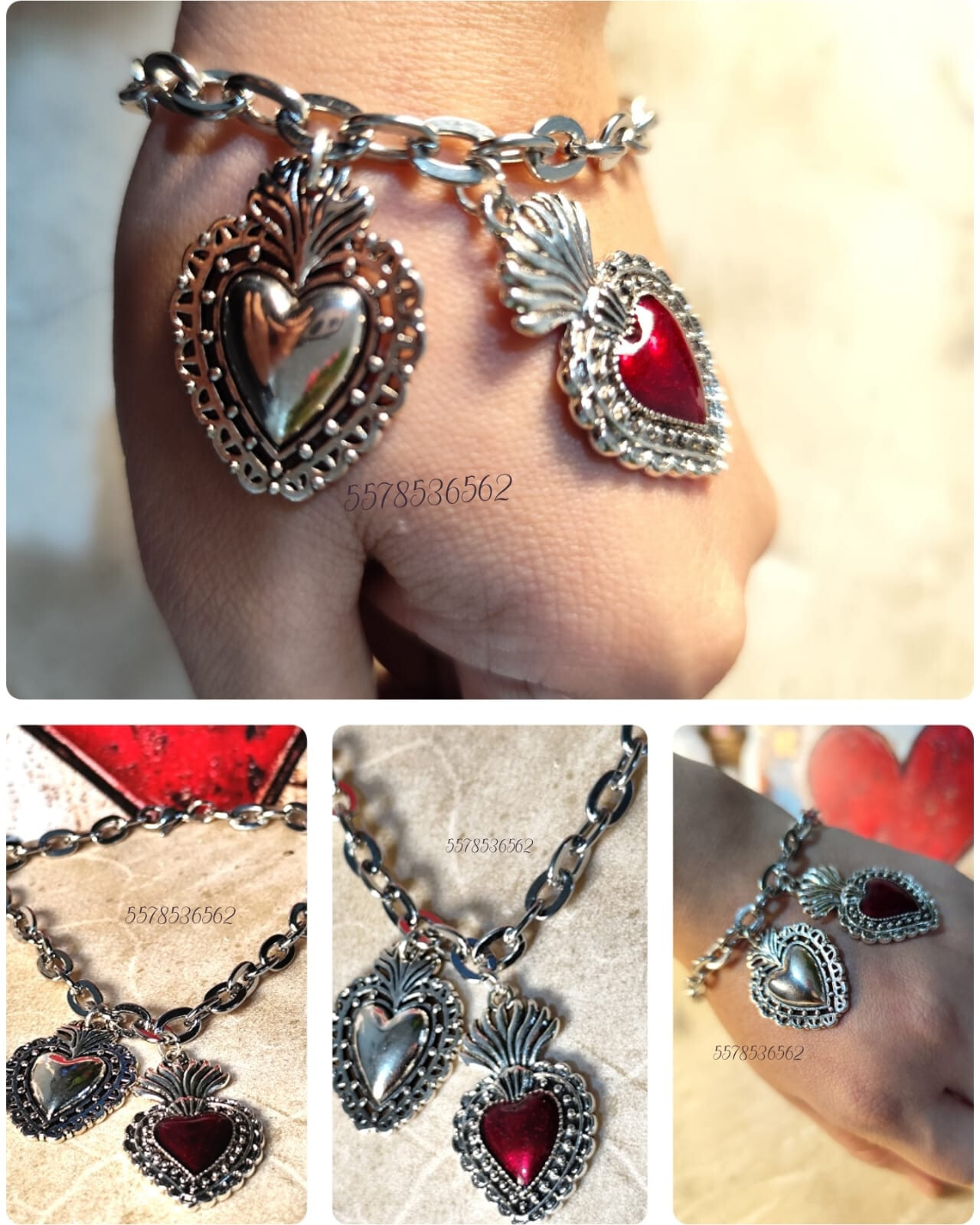 MILAGRITOS INSPIRATION HANDMADE STAINLESS STEEL BRACELET