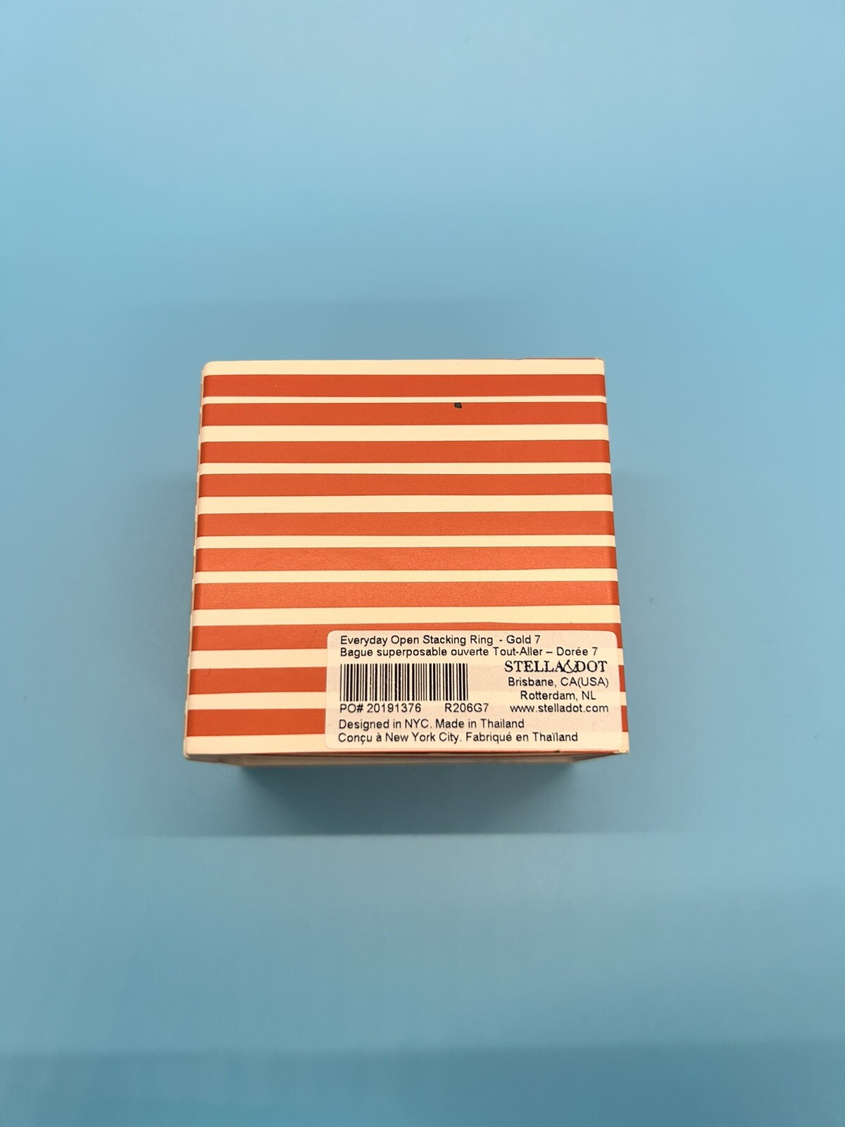 Stella & Dot Everyday Open Stacking Ring SZ 7 Brand New In Original Box