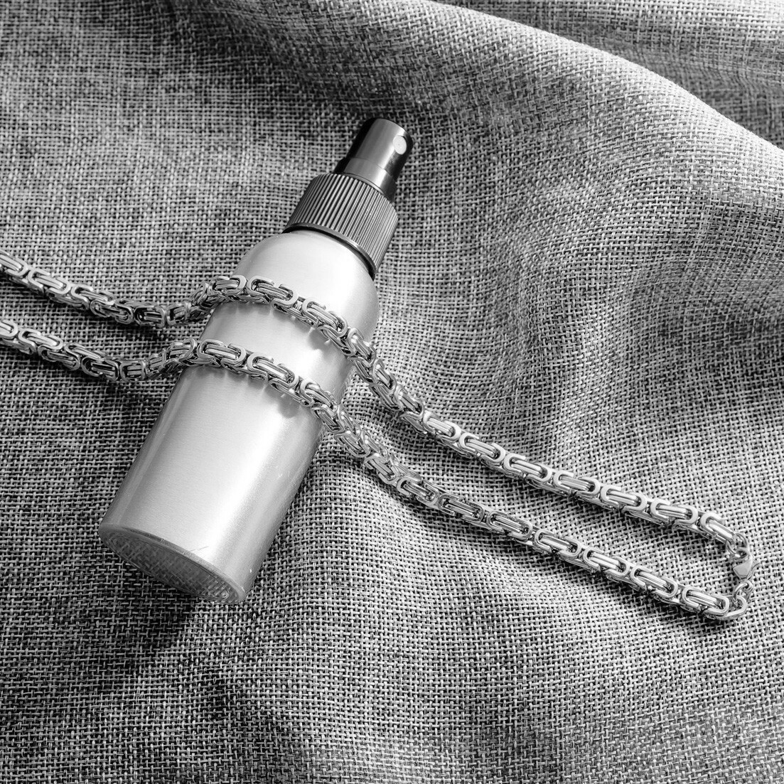 5/6/8mm Cut Byzantine Chain Stainless Steel Necklace or Bracelet for Women Men