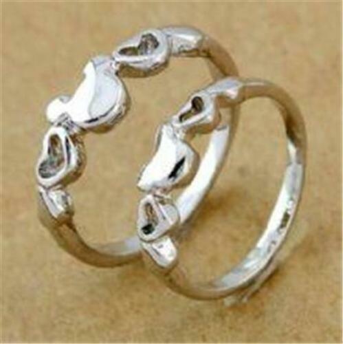 Mickey Mouse Disney Size 5 6 7 8 9 Sterling Silver Ring Band Thumb Hearts
