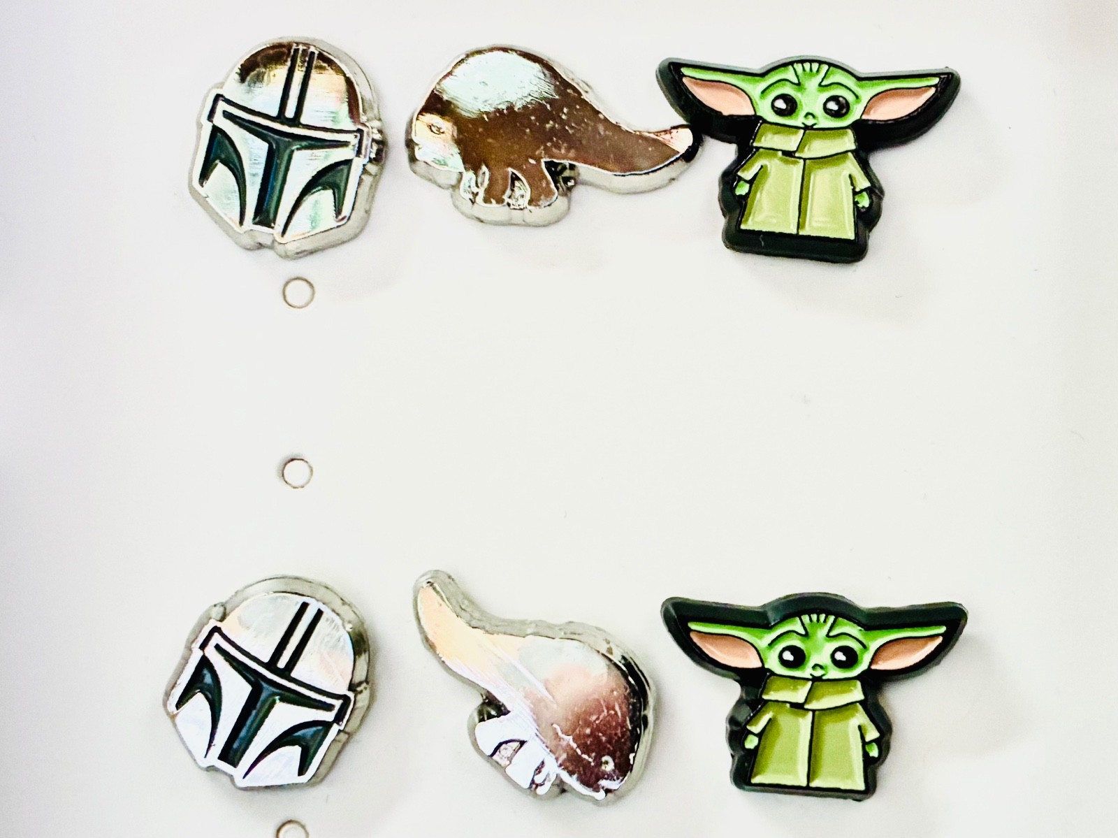 Star Wars Stud Earrings Set of 6 – Mandalorian, Grogu/Baby Yoda, Blurrg
