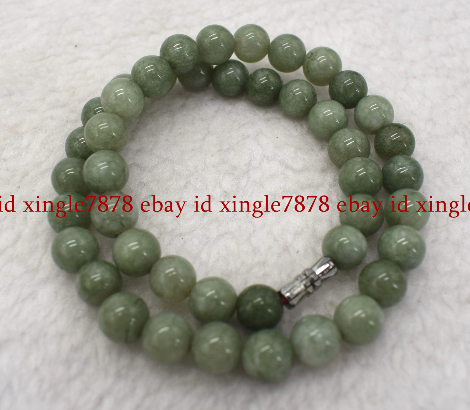 6/8/10mm Natural A Green Jade Jasper Round Gemstone Beads Necklace 16-36 inches