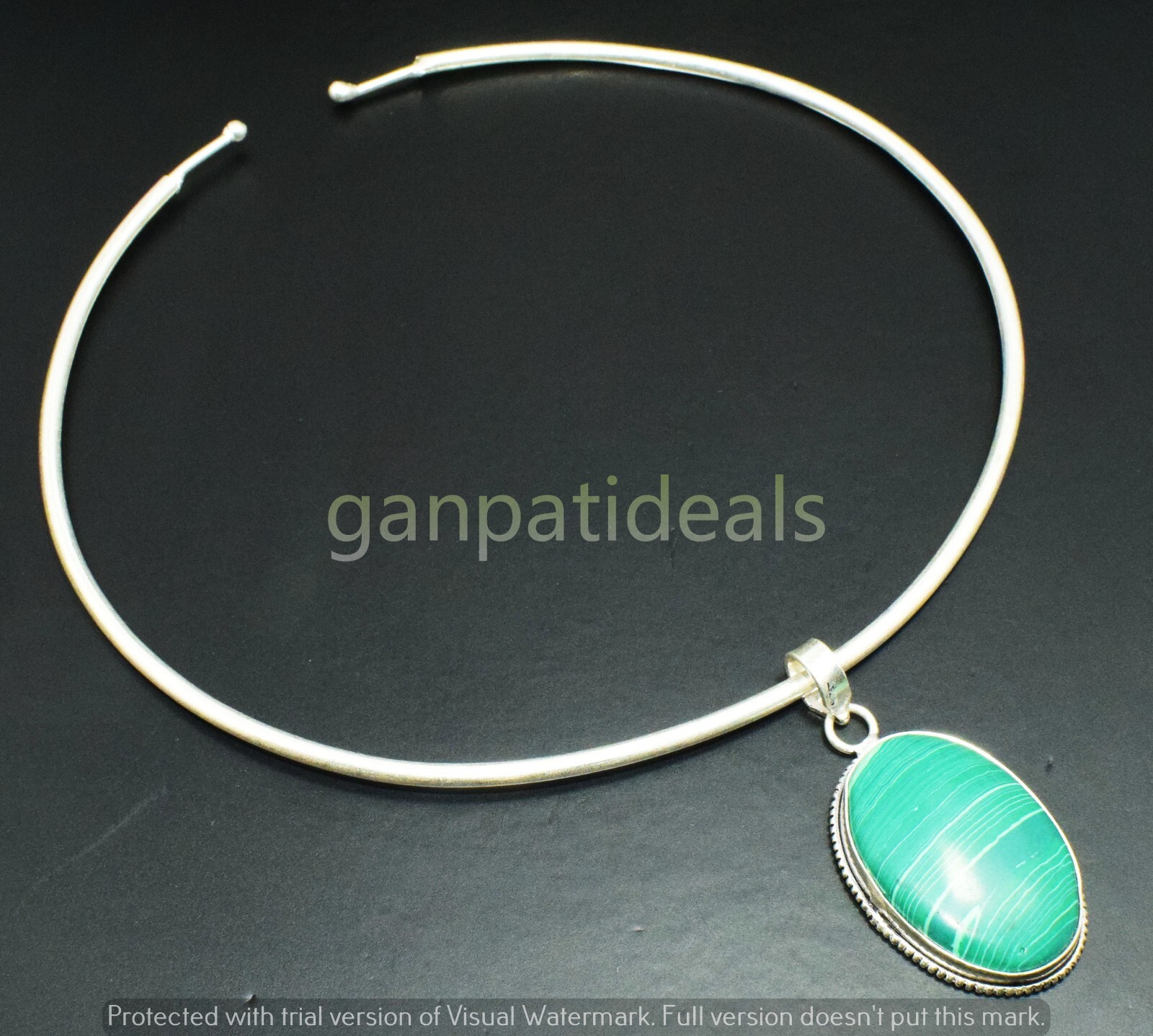 1pc Choker Pandant Necklace Set Beauty Flexible & Easy to Wear 925 Silver Plated