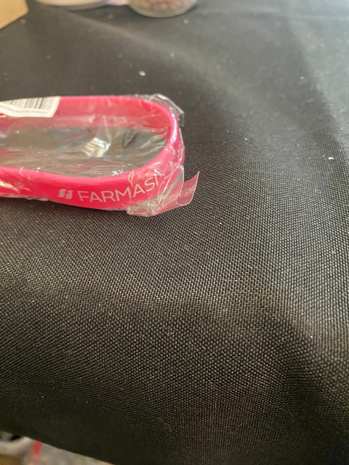 Farmasi Pink Printed Silicon Wristband Baller Band Bracelet