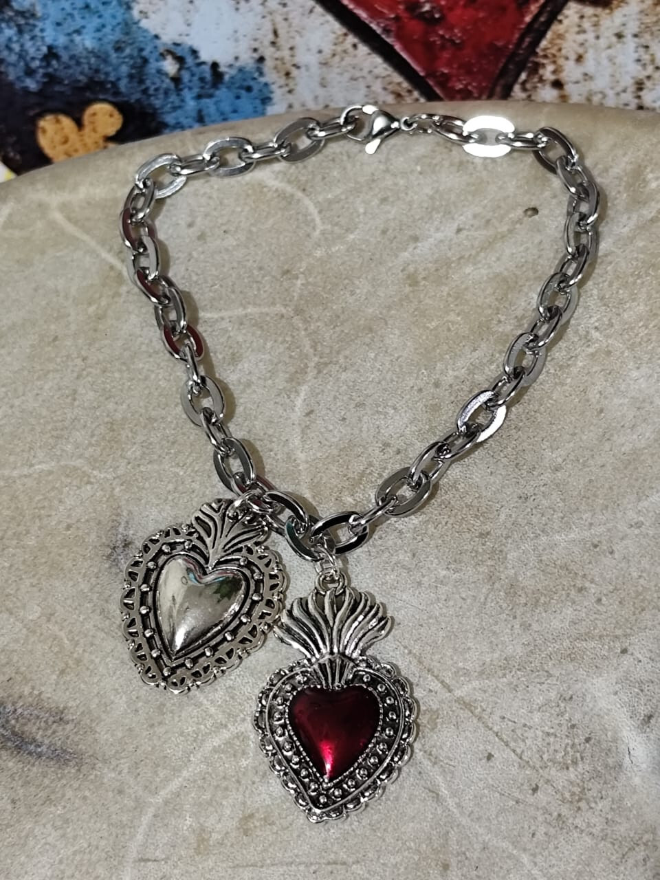 MILAGRITOS INSPIRATION HANDMADE STAINLESS STEEL BRACELET