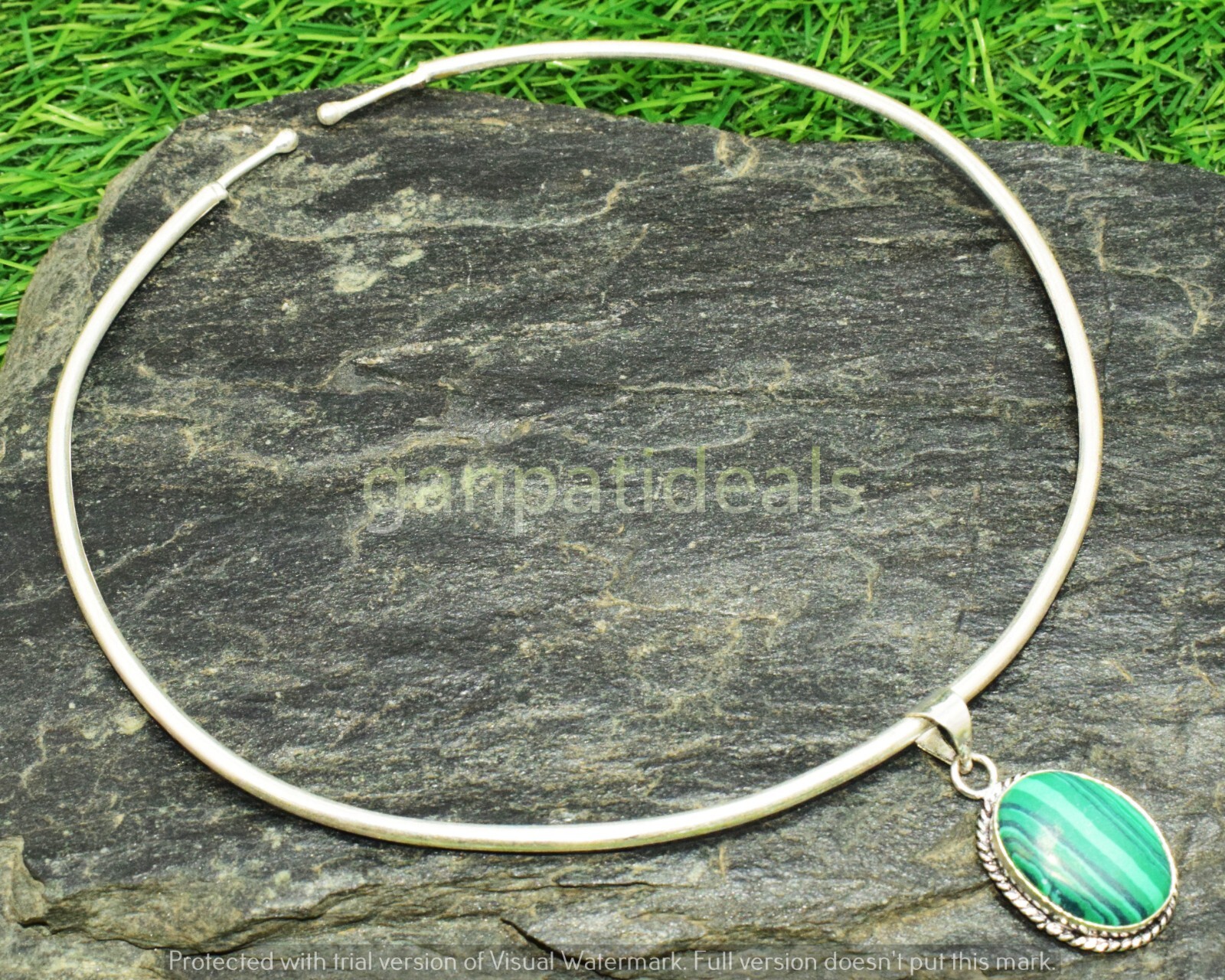 1pc Choker Pandant Necklace Set Beauty Flexible & Easy to Wear 925 Silver Plated