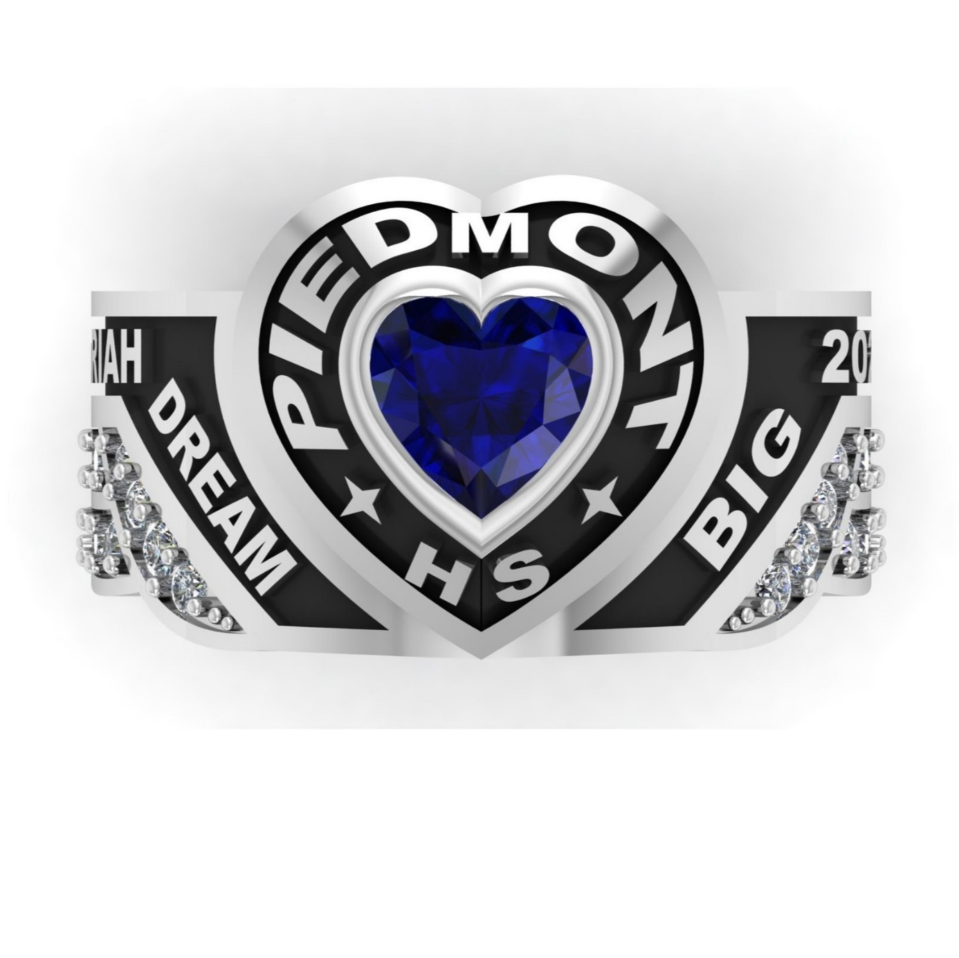 Custom Class Ring for All New Any Year Special Design Custom Gift Ring 925 Silve